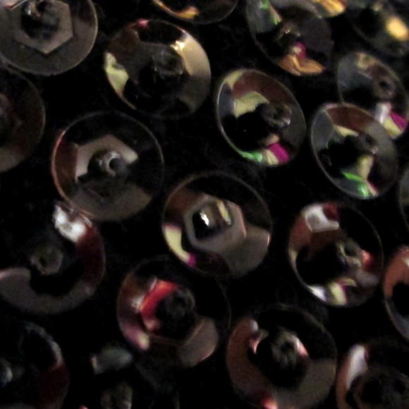 The Broadway Vintage Black Sequin Cardigan Size M - Picture 5 of 6